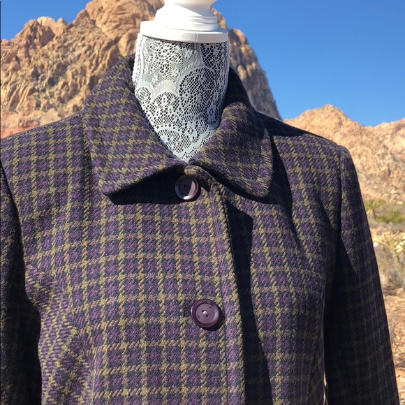 Vintage Wool Pea Coat Jacket. NWOT. - Picture 2 of 5